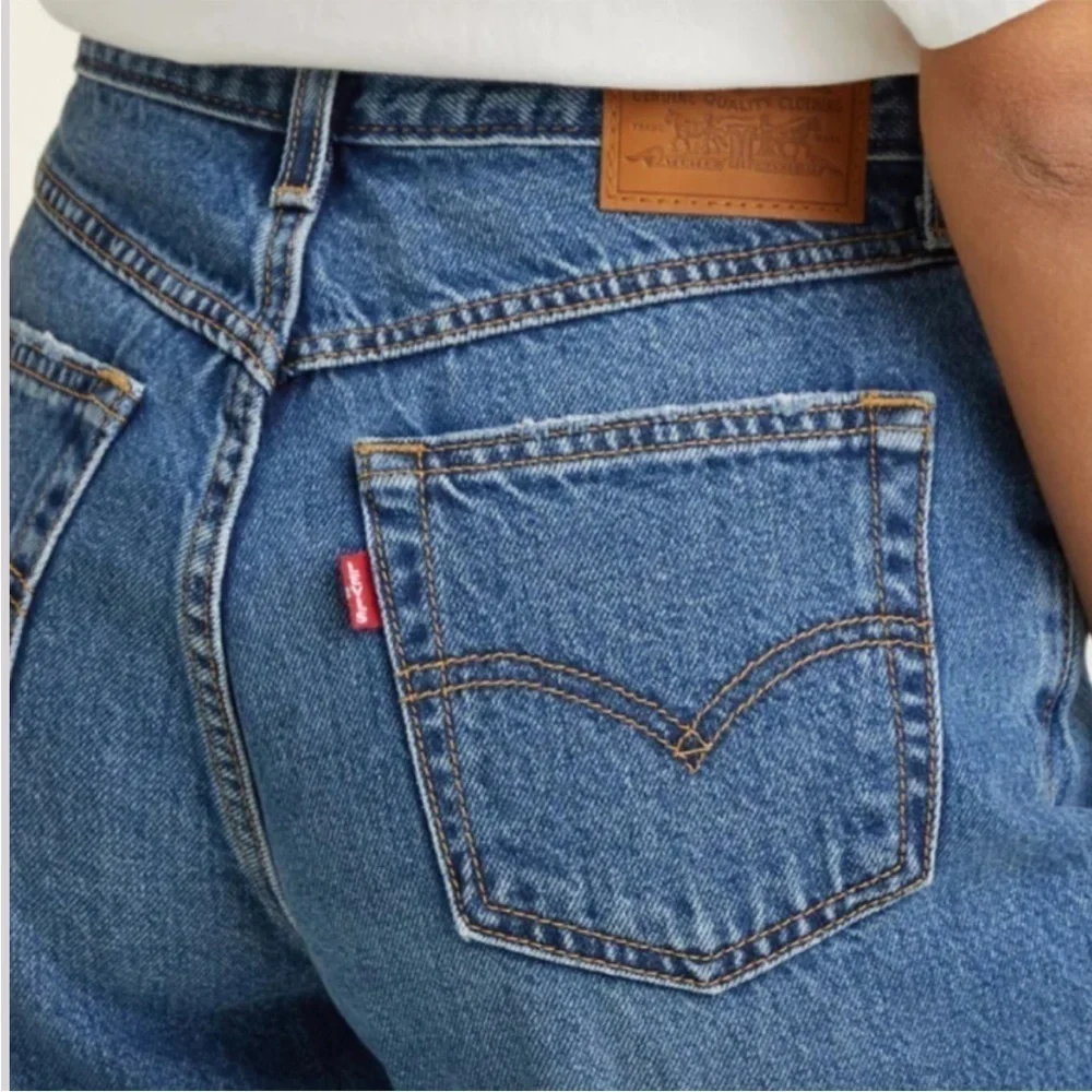 NWT Levi’s 80’s Ripped High Rise Mom Jeans in Boo Boo